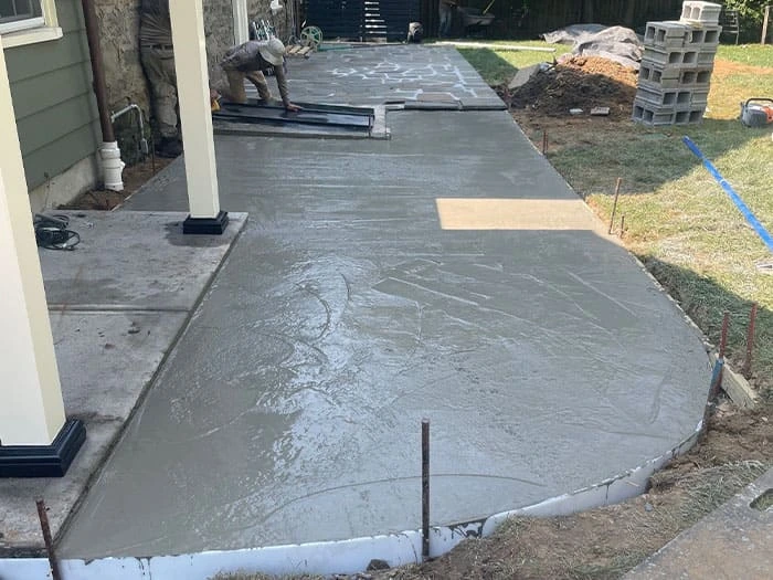 Residential Hardscape Renovation and Addition with Drainage project in jenkintown, pa